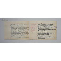 民國(guó)布面精裝版《馬克思、恩格斯關(guān)于<資本論>的通信集》與其中的手寫卡片